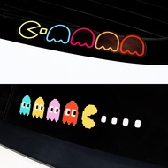 Car Sticker Game Pac Man Cartoon Cute Lovely Funny Reflective Decoration For Bumper Trunk Windshield Motorcycle Bike Laptop Tablet Ipad