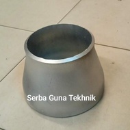 Reducer Galvanis 6" x 4" inch SGP Fitting Pipa Las