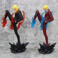 Fiend GK Kick Shanzhi Red and Blue Flame Special Effect Standing Statue Action Figure