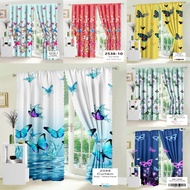 Curtain Butterfly Curtain for Window Door 100*210CM Kurtina Curtain Blinds Curtain for Window 1PC