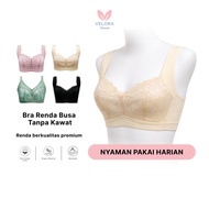 [LAST STOCK] Velora - Plain Bra Jumbo SizeBIG | Wireless Bra | Comfortable & Soft | VL09 Size 75C-10