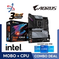 GIGABYTE Aorus Pro Z690 D5 LGA1700 Mobo Combo Deal I5-12600KF/12600K/I7-12700F/12700KF/12700K/I9-129