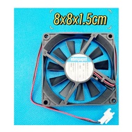 Refrigerator Heat Dissipation Fan 8212LGR-C01/A01 DC12V Accessories for Aucma