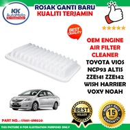 1 x OEM Engine Air Filter Cleaner Toyota Vios NCP93 Altis ZZE141 ZZE142 Wish Harrier Voxy Noah - 178