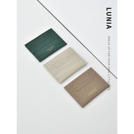 Korea Dongdaemun bucks & leather Ultra-Thin Card Holder Crocodile Pattern Genuine leather Driver's L