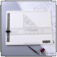[ChiwanjifcMY] Multifunctional Drawing Board Drafting Table A3 Adjustable Angle Drafting Table Slidi