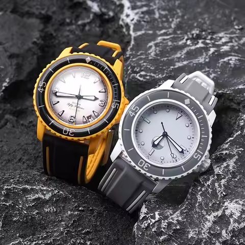 Strap for Swatch X Blancpain Five Oceans Series Men Women Silicone Rubber Watch Band 22mm Waterproof