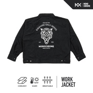 Monochrome Jaket Boxy Pria Lengan Panjang Corduroy Premium Men Jacket Crafted