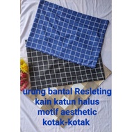 KATUN Undo The Zipper Pillow To Be Filled With Kapok, Silicon, aesthetic motif, Plaid Cotton Fabric