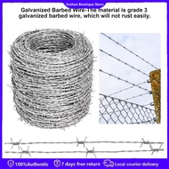 200 METER BARBED WIRE FENCE ANTI-CLIMB, ANTI-RUST DOUBLE STRAND GALVANIZED FENCE 2.2mm