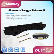Anti-slip rubber telescopic ladder 34cm telescopic ladder telescopic folding ladder rubber