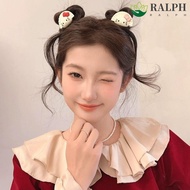 RALPH Dumpling Hair Clip, Bowknot Hair Side Clip Cartoon Barrettes, Fashion Headdress Hair Accessories Korean Style Cat Hairpins Children