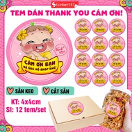 Thank You Sticker Freeship Thank You Sticker Thank You Customer Sticker - Waterproof Thank You Stick