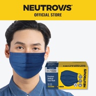 Neutrovis 4-Ply Premium Medical Face Mask 50s - Denim Blue