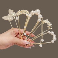 Elegant Pearl U-Shaped Hairpin Female Costume Ball Head Hair Back Head Hairpin Hair Accessories