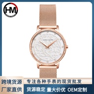 Hannah Martin Hannah Martin HM1073 New British Niche Light Luxury Engraving Japanese Movement Watch