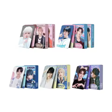 92Pcs/Set K-Pop Boy Group New Album TT SOOBIN YEONJUN BEOMGYU Lomo Cards Stickers HD Photo Cards for