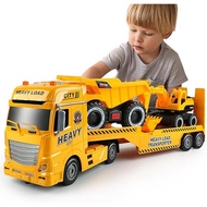 Oversized Engineering Vehicle Toys Children Inertial Vehicle Children Simulation Model Excavator Edu