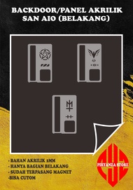Backdoor Panel San Aio Belakang Akrilik Clear-Piryanza Store
