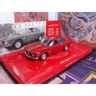 Mini Cut Alpha Romeo Giulia Sprint Giulia Sprint GTA 1965 Red 1/43 Minichamps Glory of Alfa Romeo Gi