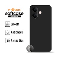 Vivo V60 Lite, V60 Casing | Ultra Slim Premium Soft Case Black Matte