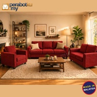 1+2+3 SOFA SET  / HIGH QUALITY SOFA / SOFA SET MURAH / SOFA SET FABRIC / SOFA SET MODERN / MALAYSIA 