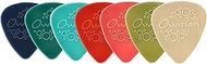 Ovation Diamond Picks Nylon Standard 351 Plectrums - Super Grip - Round Tip - Set of 7-7 Thicknesses
