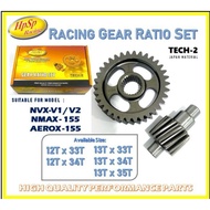 Yamaha NVX V1 V2 NMAX N MAX racing gear box gear ratio set brand HPSP