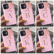 Case for  iphone 12 iphone 12 pro iphone 12 mini iphone 12 pro max Slim Protective Caes Pink flower Painted Cover