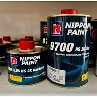 Nippon 9700 Plus 2.1 2K High Solid Clear With Hardener-1set