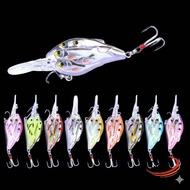 DWEL Fishing Lures, 7.5cm Group Fishes Fishing Lures Bait, Professional Artificial 9g Crankbait Outd