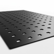 金屬洞洞板 超大尺寸100*70公分 方形孔洞 1 公分 工業風掛板