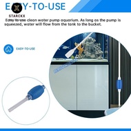 StarckX Aquarium Fish Tank Vacuum Water Change Siphon Gravel Suction Pipe Filter Fish Tank Water Cha
