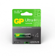 超霸 - Ultra+超特強鹼性電池 AA 電量+200% 4粒裝 [GPPCA15UP184]
