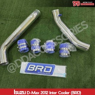 ท่อinter ชุดท่อ intercooler D-Max/Mu-x 2012 2013 2014 2015 อลูมิเนียม ทนทาน เพิ่มแรงม้า เฉพาะท่อ บนล