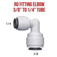 SIKU HOJI Fitting Connector Elbow Elbow Water Membrane RO Hose 3/8 inch to 1/4 inch Quick Connect 90