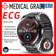 DBERH 2023 New Blood Sugar Smartwatch ECG Smartwatches Monitors Non-Invasive Blood Glucose 1.39-inch 360*360 HD Touch Large Screen DXBSX