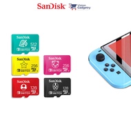SanDisk Nintendo Switch V1/ V2/ OLED Micro SD Class 10 U3 (Read:100mbs; Write:90mbs) 128GB/256GB/512
