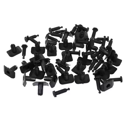 Mazda Door Trim Panel Retainers Fasteners Clips Black Plastic Mounting Kit for Mazda 323 MX5 RX7 RX8