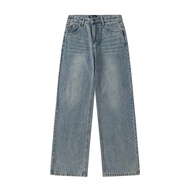 กางเกงยีนส์ Baggy Jeans สี Rust ทรงกระบอกใหญ่ พร้อมจัดส่ง #MO8003