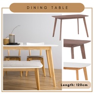 Alora Furniture - AIMON 120cm Dining Table / Meja Makan / Dining Room Furniture  餐桌 / 吃饭桌