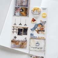 Pet tape sticker Ding Ding coffee shop 166cm meohime