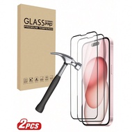 2 ชิ้น จอภาพ โทรศัพท์มือถือ 9D ความคุ้มค่า กาวเต็มรูปแบบ HD ความทนทานระดับ 9H ขอบ 2.5D ใช้ร่วมกับไอโ