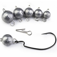 (5v/ 15v).Fishing Round Lead - High-strength stainless steel hook, many weights, Fishing_Anh Bay Ste