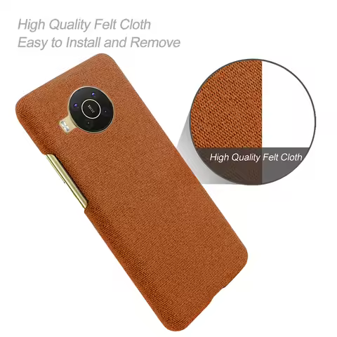 Cloth Case for Nokia X20 For Nokia X20 X10 G20 G10 8.3 8 V 5G UW 7.2 6.2 Luxury Cloth Texture Case F