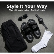 2026 SANDUGO Import Asuna Slide Oem In Black Red For Women And Men Men Sandals Magic tape