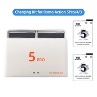DJI Action Battery Charger Rechargeable Liion Battery Charging Case for DJI Osmo Action 5PRO 4 3