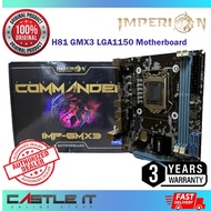 Imperion H81 GMX3 LGA1150 Motherboard H81M Intel 4th Gen Core i7 i5 i3 Bundle Deal Combo