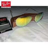 Rayban [Original] Rayban/Pilot Sunglasses rb3026 62mm 112/68 Golden Yellow Frame Mirror Lens