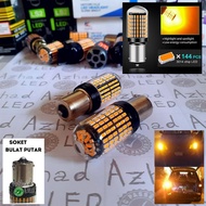 Superbright 144 smd BA15S BAU15S Bayonet Socket Car LED Turn Signal Lights